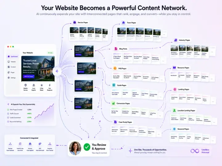Your Website Becomes a Powerful Content Network